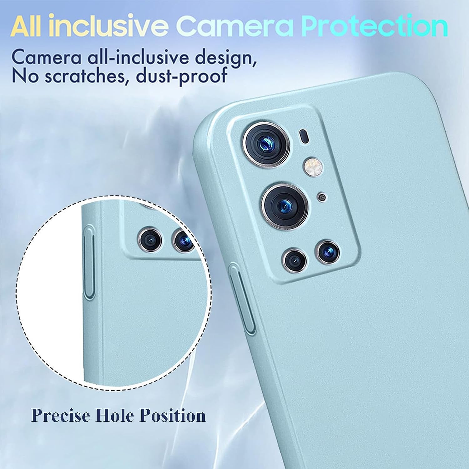 Yarxiawin for Oneplus 9 Pro Case Shockproof Pink, Oneplus 9 Pro Phone Case Thin Hard PC Protective Case Anti-Fingerprint Cover with Ultimate Delicate Touch Feeling (Blue)  Yarxiawin   