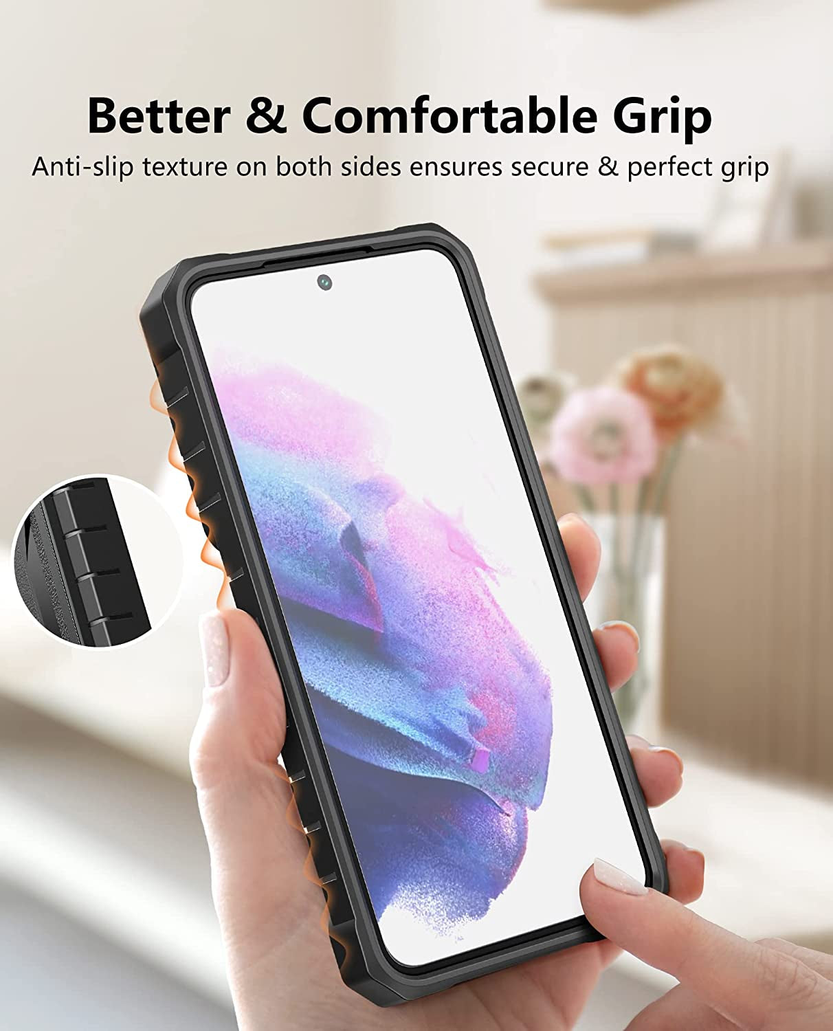 WTYOO for Samsung Galaxy S22-Plus Case: Military Grade Drop Proof Protective Rugged TPU Matte Shell | Shockproof Durable Protection Tough Cell Phone Cover with Built-In Kickstand  WTYOO   