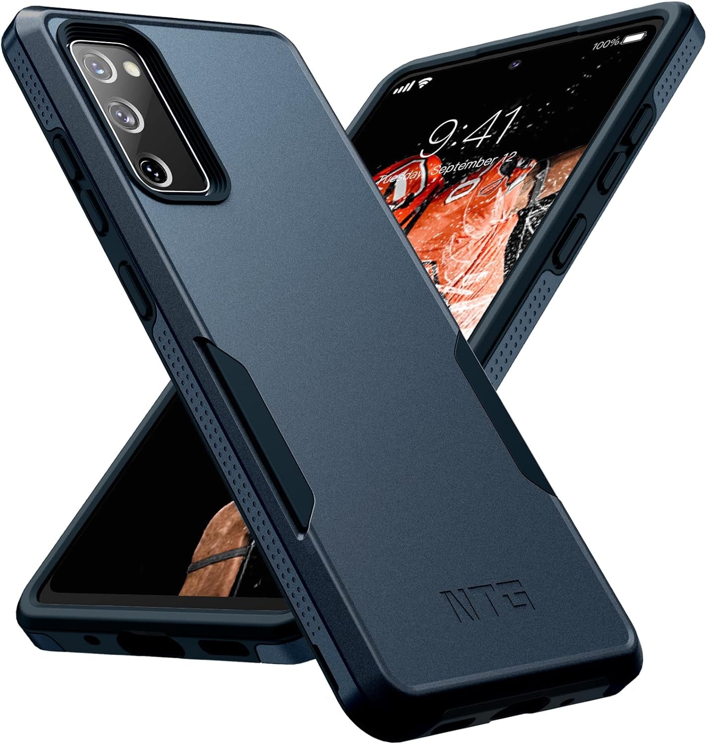 NTG [1St Generation Designed for Samsung S21 Case (Not for S21 Plus&S21 Ultra), Heavy-Duty Tough Rugged Lightweight Slim Shockproof Protective Case for Samsung Galaxy S21 6.2 Inch, Forest Green  NTG Blue S20 Fe 