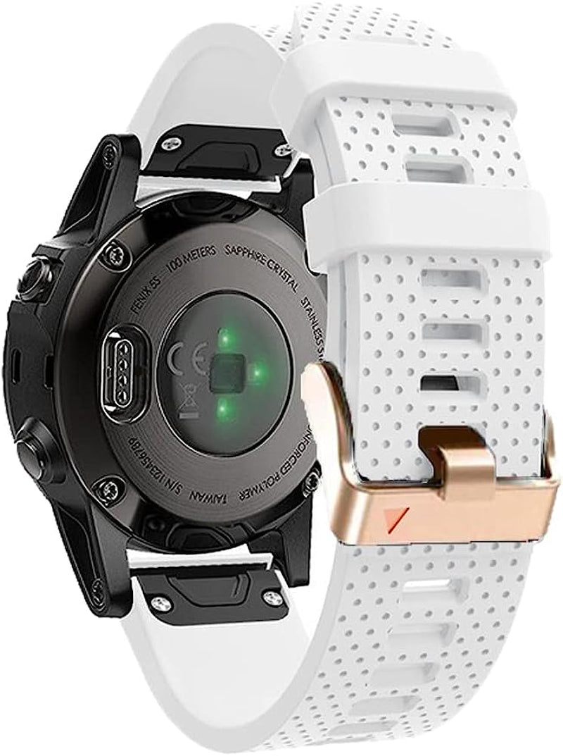 IRJFP Watch Band for Garmin Fenix 6S/ 6S Pro Soft Silicone 20Mm Replacement Women Strap for Fenix 5S/ 5S Plus/D2 Delta S Smartwatch  IRJFP W For D2 Delta S 