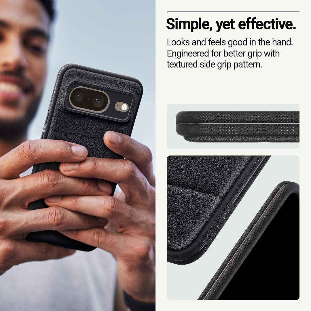 Caseology Athlex Grippable Protective Case Compatible with Google Pixel 8 Case 5G [Military Grade Drop Tested](2023) - Active Black  Caseology   