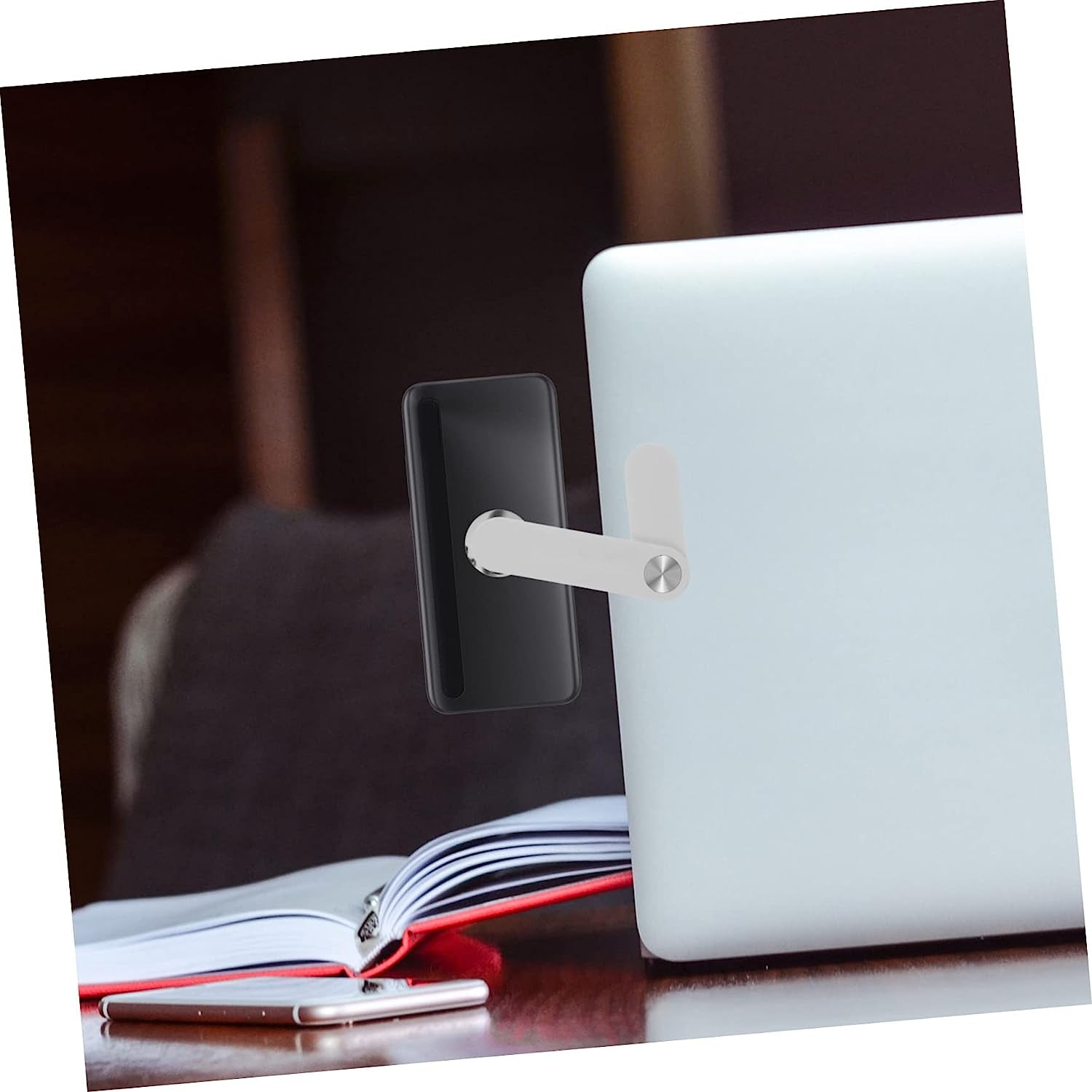 OKUMEYR Screen Phone Holder Magnetic Mount Cell Phone Stand for Desk Laptopp Laptop Phone Mount Phone Monitor Mount Laptop Phone Holder Magnetic Mobile Laptop Stand for Desk Small Stand  OKUMEYR   