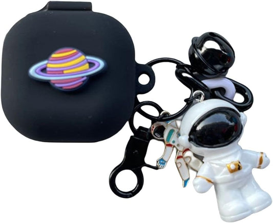 SKPY Cases for Samsung Galaxy Buds2 Pro/Buds 2/Buds Pro/Buds Live with Pendant, Cute Silicone Astronaut Cartoon Shockproof Cover for Girls Boys  SKPY   
