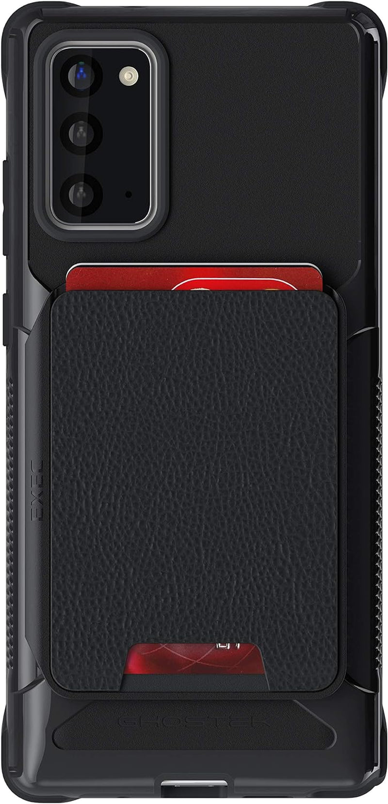 Ghostek Exec Note 20 Ultra Wallet Case - Pink Leather Card Holder & Magnetic Car Mount Compatible (6.9 Inch, 5G)  Ghostek Black Note 20 