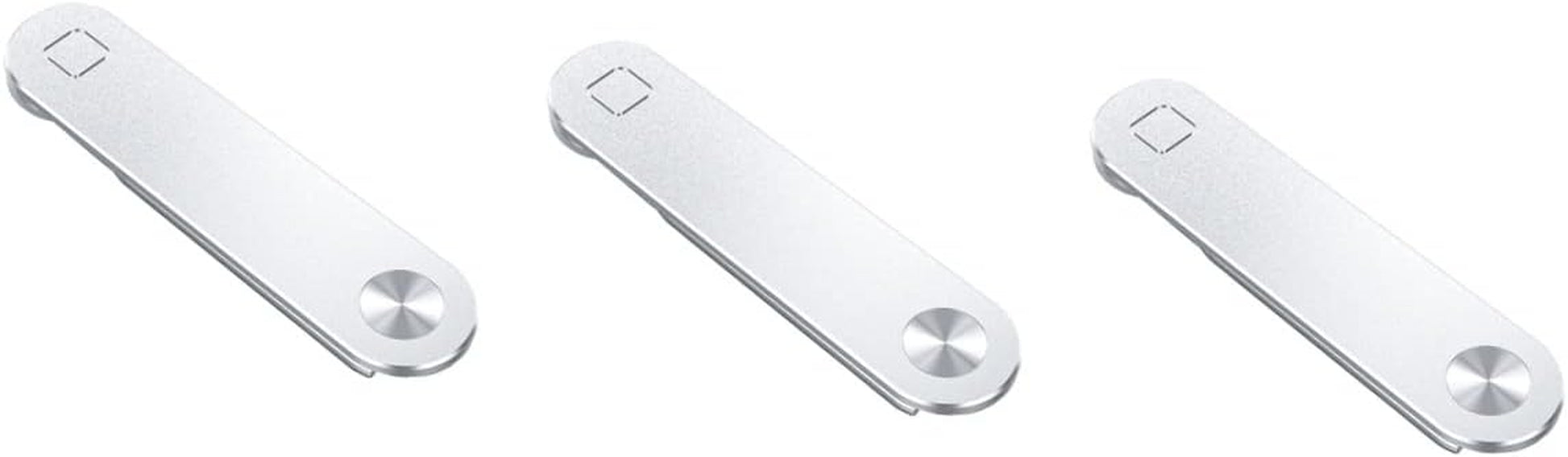 Operitacx 4Pcs Computer Phone Holder PC Stand Cell Phone Stand Holder Smartphone Stand Computer Side Mount Clip Tablet Phone Holder Laptop Side Mount Clip Magnetic Laptop Stand Laptop Holder  Operitacx Silverx3pcs 12X3X0.5CMx3pcs 