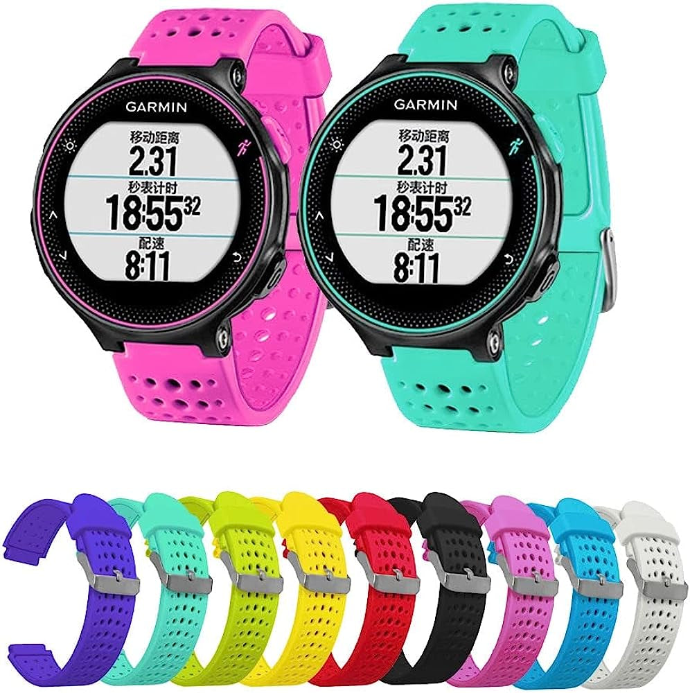 XIRIXX Fashion Silicone Wrist Band for Garmin Forerunner 220 230 235 620 630 Smart Watch Strap Watchband for Forerunner Fitness Tracker  XIRIXX   