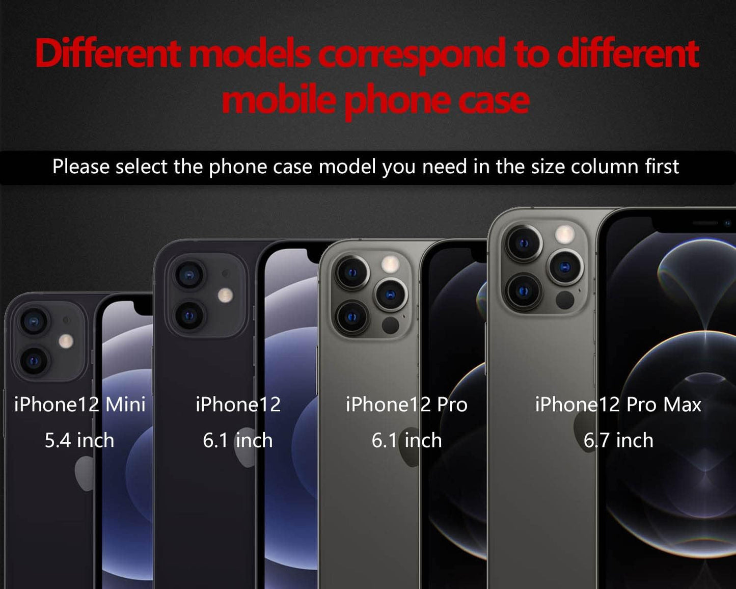 ADDIT Military Grade Iphone 12 Pro Max Case - 6.7" Slim Fit, Heavy Duty Protection, Rotatable Magnetic Kickstand, TPU & Polycarbonate, Black  ADDIT   