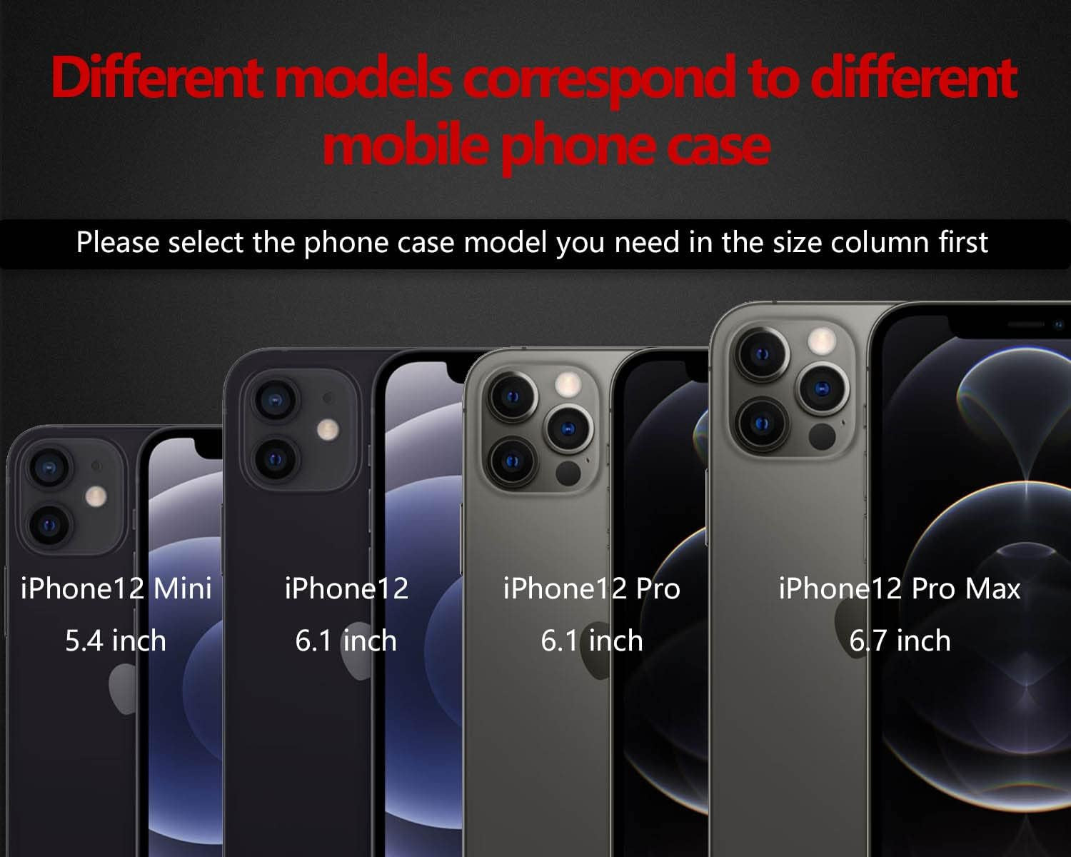 ADDIT Military Grade Iphone 12 Pro Max Case - 6.7" Slim Fit, Heavy Duty Protection, Rotatable Magnetic Kickstand, TPU & Polycarbonate, Black  ADDIT   