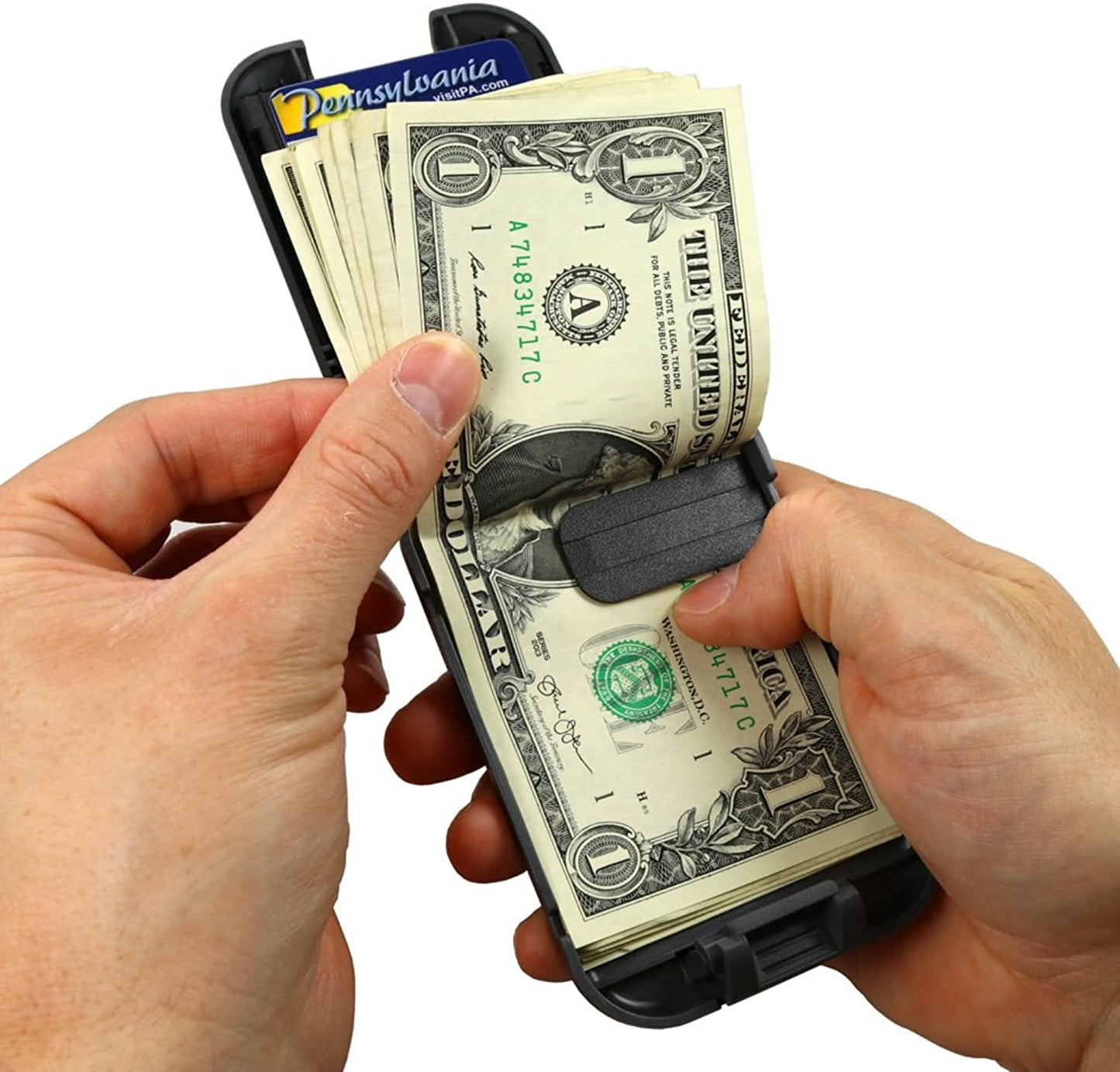 Flipside Wallets Flipside 4 RFID Blocking Wallet for Men with Removable Money Clip - Slim, Secure and Crush Resistant  Flipside   