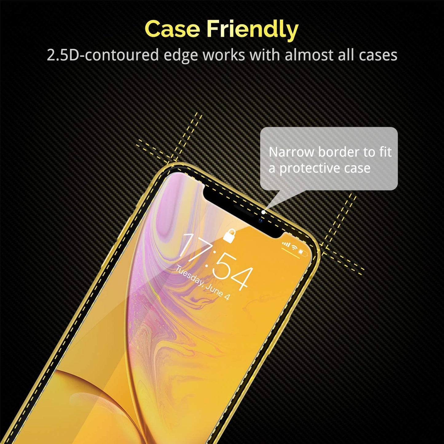 Unbreakcable Screen Protector for Iphone 11/ Iphone XR [3-Pack] [99.99% HD Clear] [Easy Installation Frame] [9H Hardness] [Full Coverage] [Bubble Free][Free Alignment Tool, Anti-Scratch][ Anti-Fingerprint] for Apple 6.1''  UNBREAKcable   