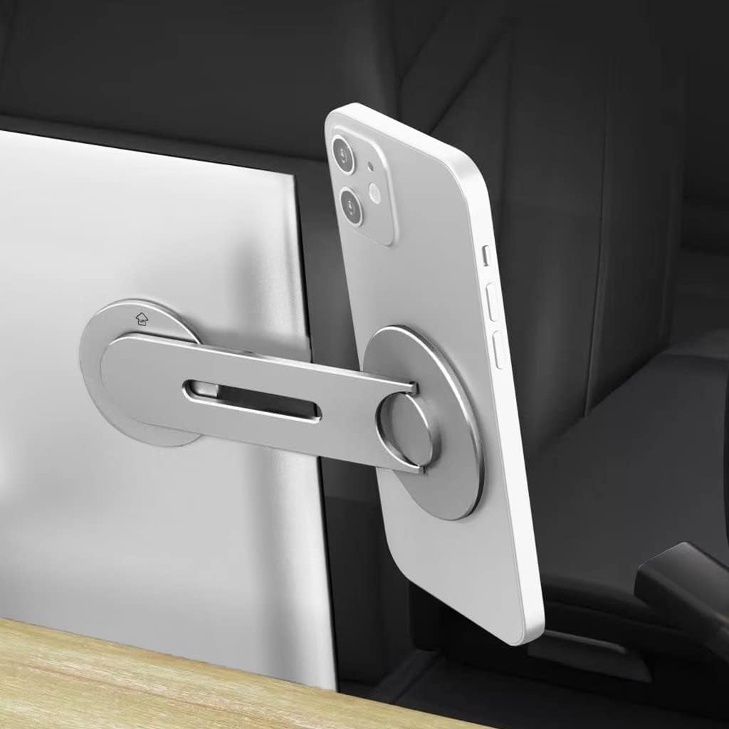 FEICHAO Expansion Phone Stand Laptop Screen Side Mount Magnetic Flip Holder for Phone Holder Desktop PC Monitor Support Bracket (Black)  FEICHAO   