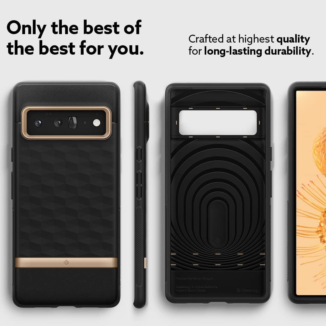 Caseology Parallax Protective Case Compatible with Google Pixel 6 Pro Case (2021) - Gold  Spigen   