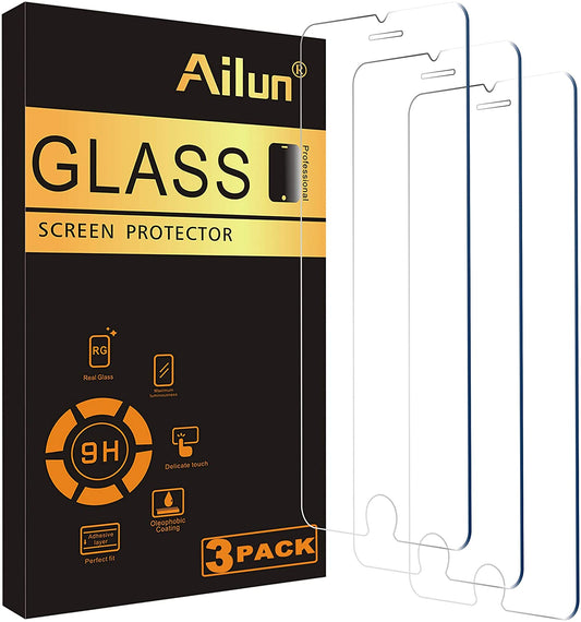 Ailun 0.33Mm Screen Protector Compatible for Iphone 8,7,6S,6, 4.7-Inch, 3 Pack 2.5D Edge Tempered Glass,Case Friendly  AILUN   