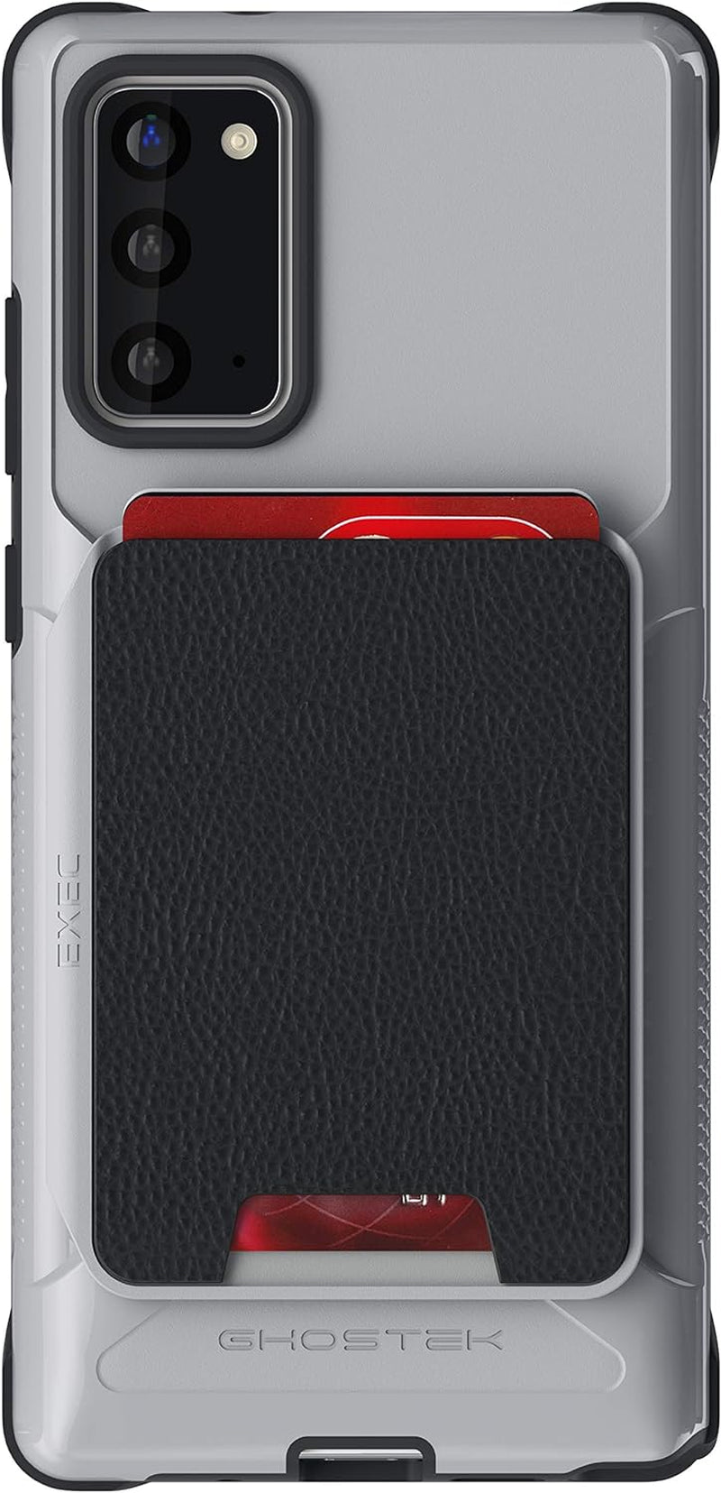Ghostek Exec Note 20 Ultra Wallet Case - Pink Leather Card Holder & Magnetic Car Mount Compatible (6.9 Inch, 5G)  Ghostek Gray Note 20 