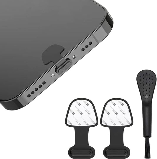 WDHHNP Phone USB Type C Port Dust Plugs, Slim Soft Anti-Lost Silicone Protection Charging Port Dust Cover  onemeter   