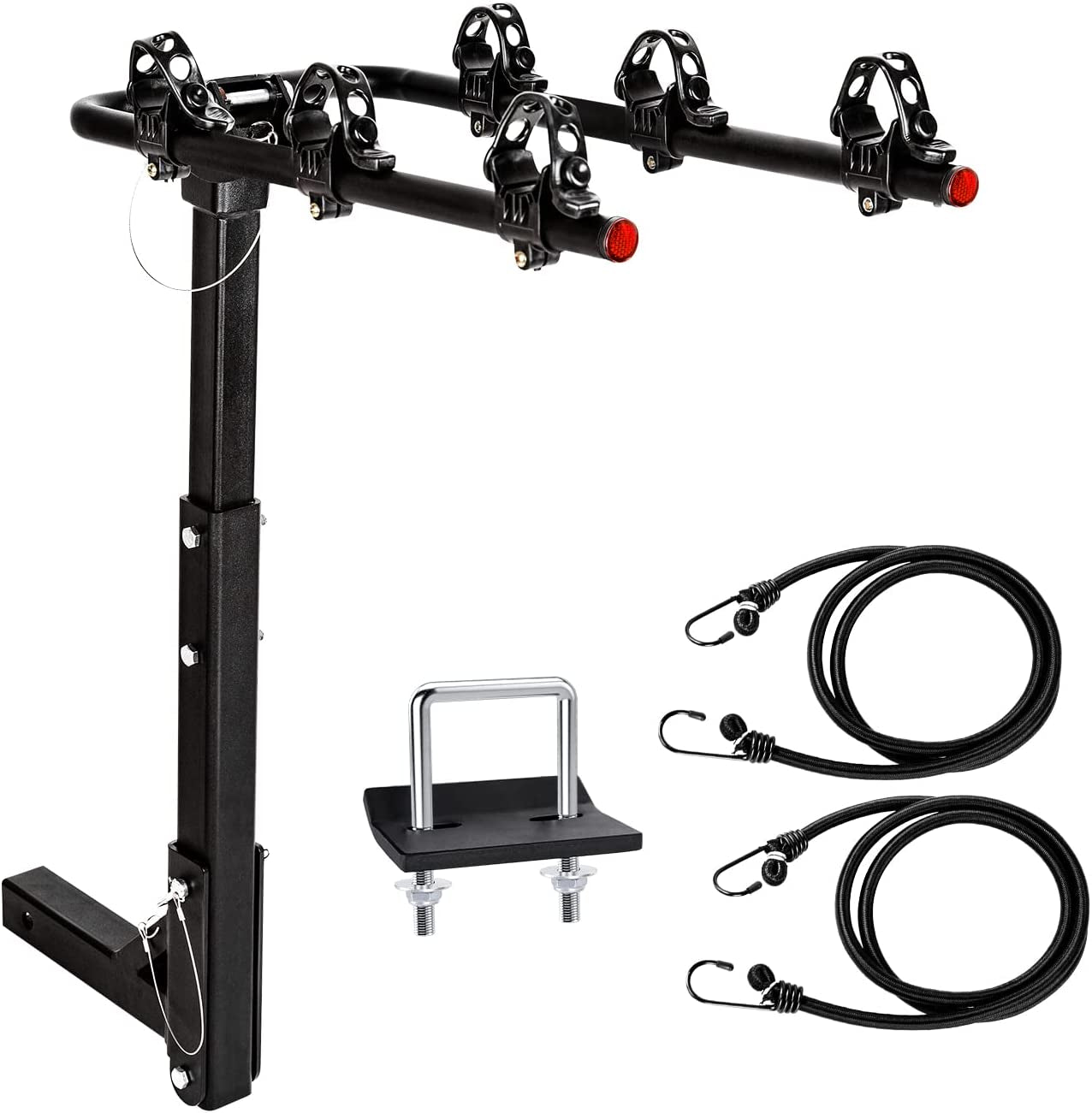 AA Products 3 Bike Rack Platform Hitch Mount Rack Foldable Bicycle Rack for Cars, Trucks, Suv'S and Minivans, Fits 2'' Hitch Receiver  AA Products Inc.   