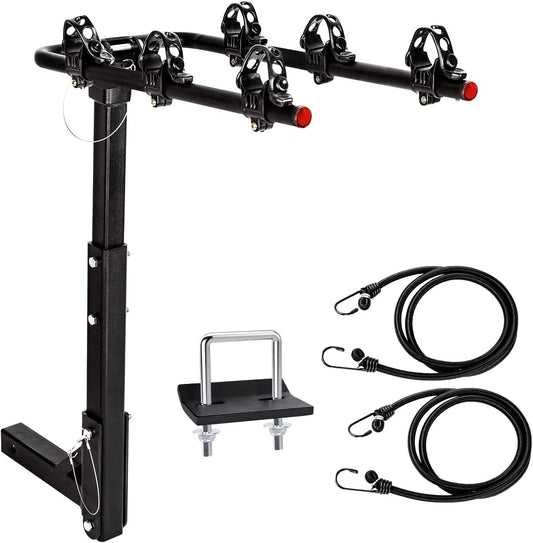 AA Products 3 Bike Rack Platform Hitch Mount Rack Foldable Bicycle Rack for Cars, Trucks, Suv'S and Minivans, Fits 2'' Hitch Receiver  AA Products Inc.   