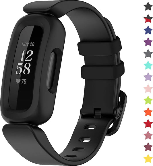 Topperfekt Bands Compatible with Fitbit Ace 3 for Kids, Soft Silicone Waterproof Bracelet Accessories Sports Watch Strap Replacement for Fitbit Ace 3 Boys Girls  TopPerfekt   
