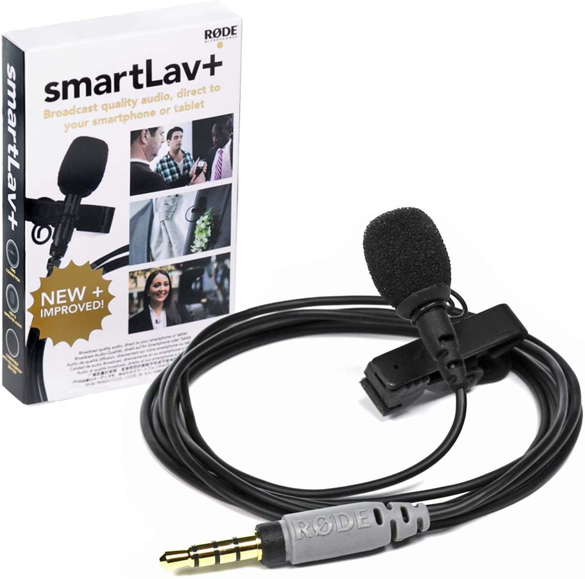 Rode Smartlav+ Lavalier Microphone for Smartphones  Rode   