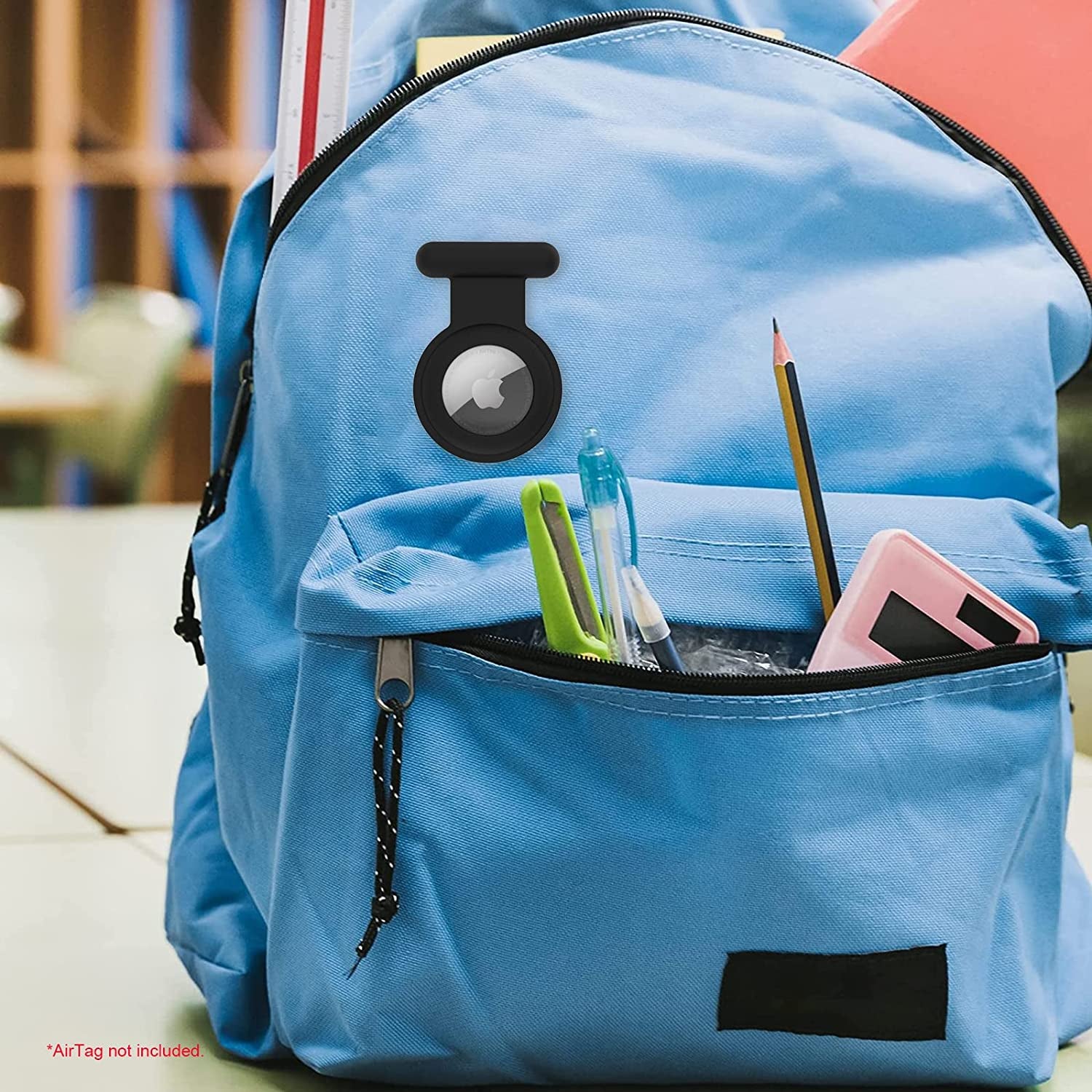 HLHGR Airtag Case Holder for Kids,Hidden Apple Air Tag Holder for Kids -Elderly Pet Clothing Safer Easy to Keep Hidden Pink…  HLHGR   