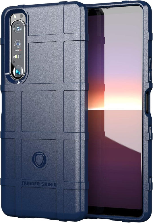 Ysnzaq Military Grade Durable Rugged Phone Case for Sony Xperia 1 III 6.5", Ultra Slim Soft TPU Shockproof Camera Protective Phone Cover for Sony Xperia 1 III HD Blue  Ysnzaq   