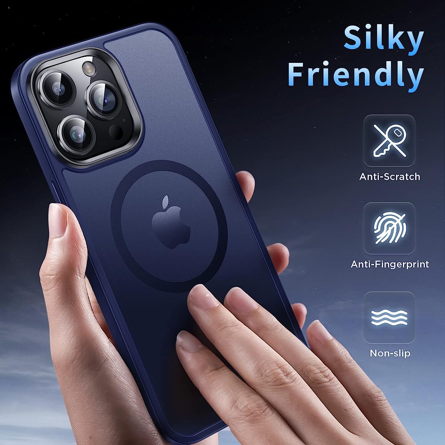 Degeca Strong Magnetic for Iphone 14 Pro Max Case [Compatible with Magsafe] [Military Grade Drop Tested] Slim Non Yellowing Shockproof Phone Cover for Iphone 14 Pro Max 6.7 Inch, Blue  degeca   