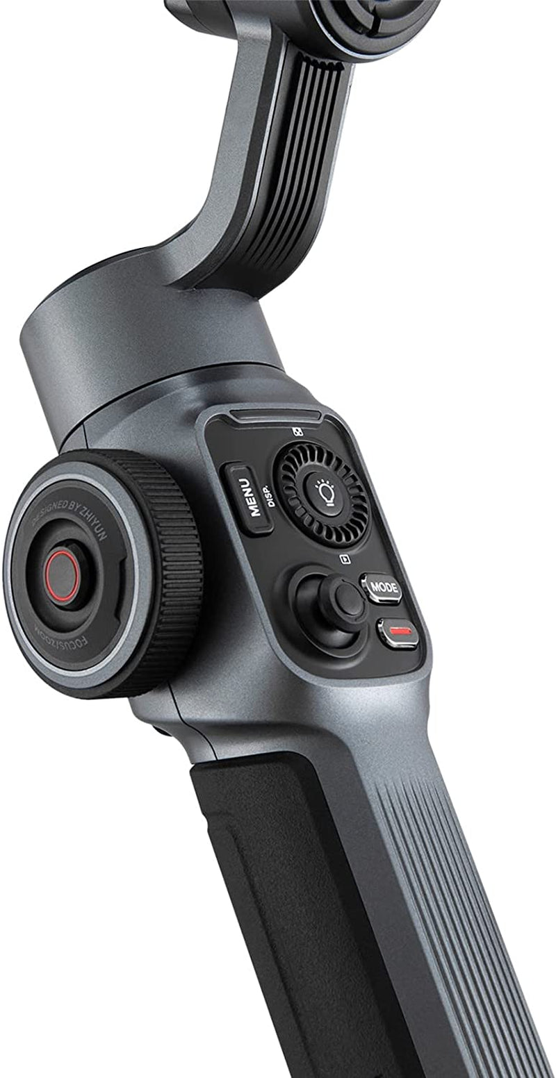 Zhiyun Smooth 5 Combo 3-Axis Focus Pull & Zoom Capability Handheld Smartphone Gimbal Stabilizer, Compatible with Iphone 14 Pro Max plus 13 12 11 X XR XS 8 plus Samsung Galaxy S22 S21 S20 Ultra  Zhiyun   