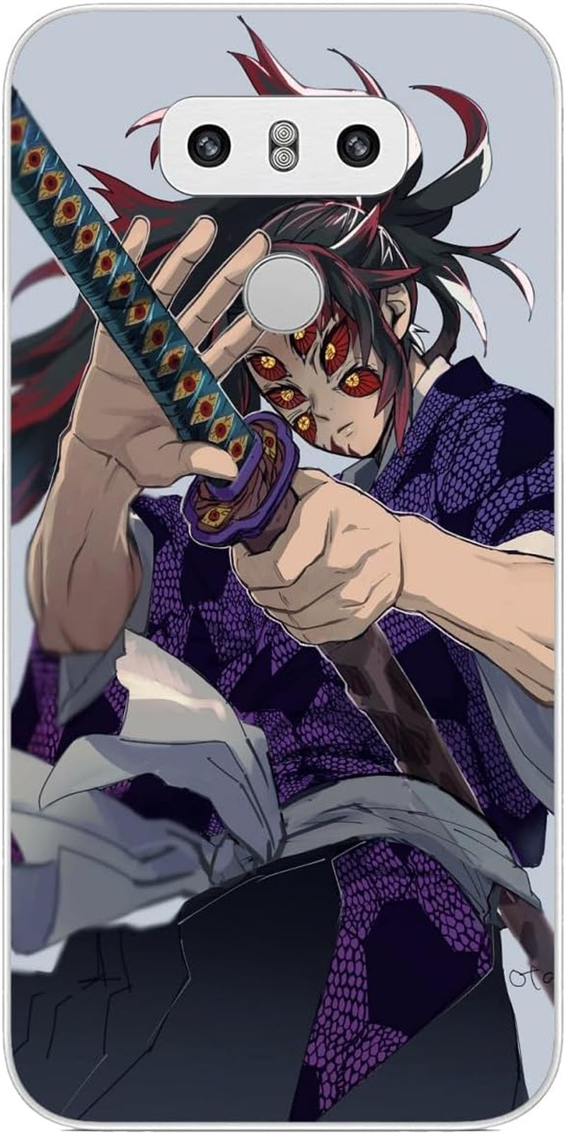 TINTAG Compatible with LG G6 | LG G6+ | LG G6 plus Case Cool with Kokushibou 773, Anime Phone Cases Shockproof Soft TPU Case Clear  TINTAG Cool With Kokushibou 953  