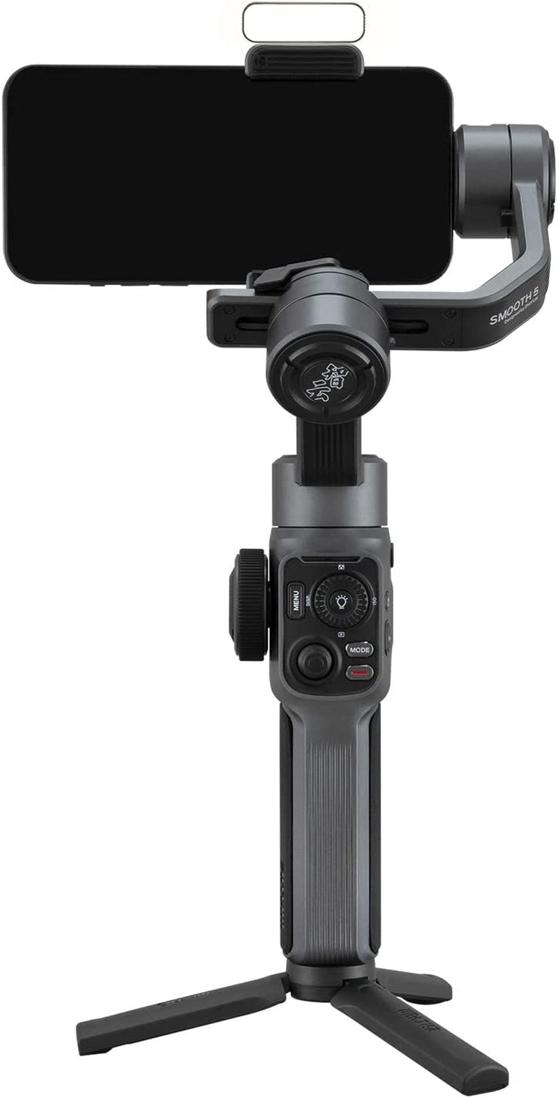 Zhiyun Smooth 5 Combo W/Magnetic Fill Light,Carrying Bag & Tripod,Professional 3-Axis Handheld Gimbal Stabilizer for Smartphone Iphone 14 Pro Max Plus13 12 11 X XS XR Mini SE 8 7 & Android Cell Phone  Zhiyun   