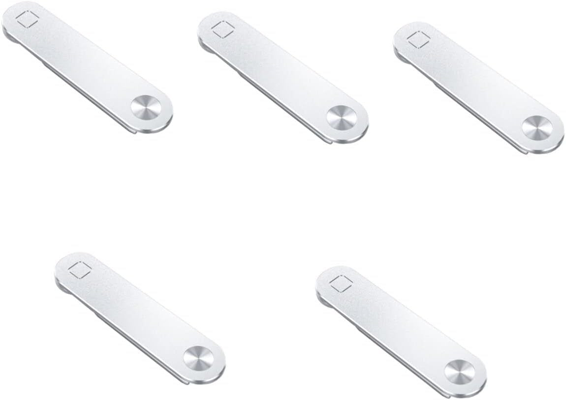 Tofficu Computer Phone Holder Roost Laptop Stand Magnetic Mount Rotating Stand 3Pcs Magnetic Laptop Stand Magnetic Computer Stand Laptop Holder for Lap Rotary Laptop Stand Laptop Stands  Tofficu Silverx5pcs 12X3X0.5CMx5pcs 