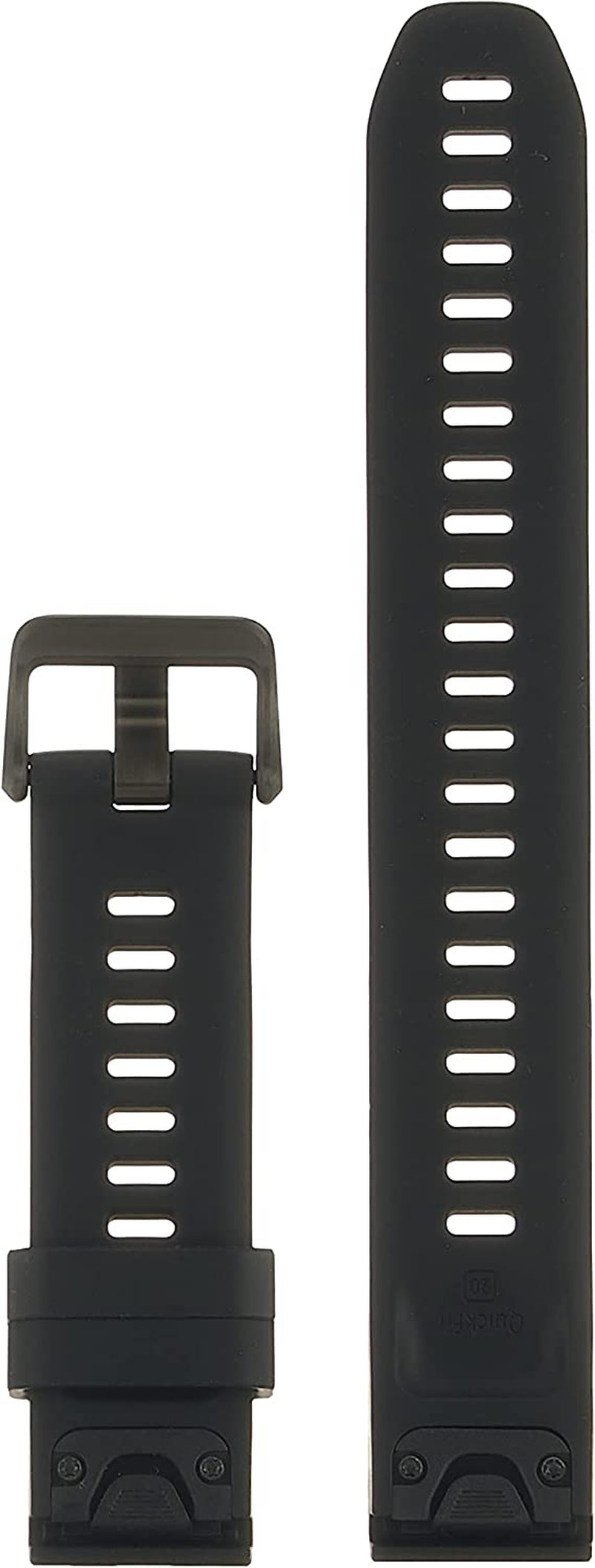 Garmin Quickfit Watch Band, Black Silicone (Large), 20Mm  Garmin   