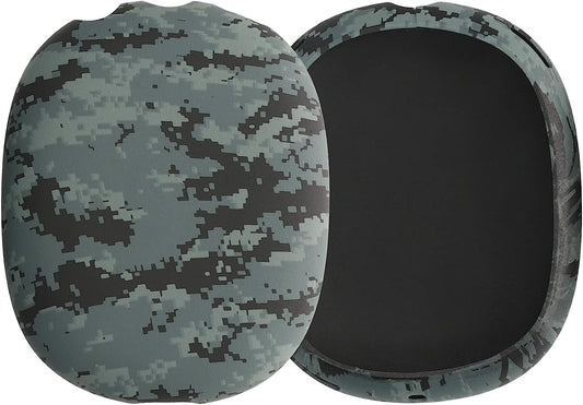 Kwmobile Covers Compatible with Apple Airpods Max Covers (Set of 2) - Camouflage Dark Grey/Black/Light Grey  KW-Commerce   