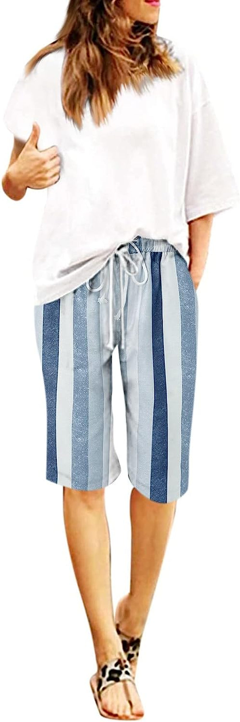 HSSDH Shorts for Women Beach, Women'S Casual Shorts Quick Dry Lightweight Summer Travel Beach Shorts for Women  HSSDH   