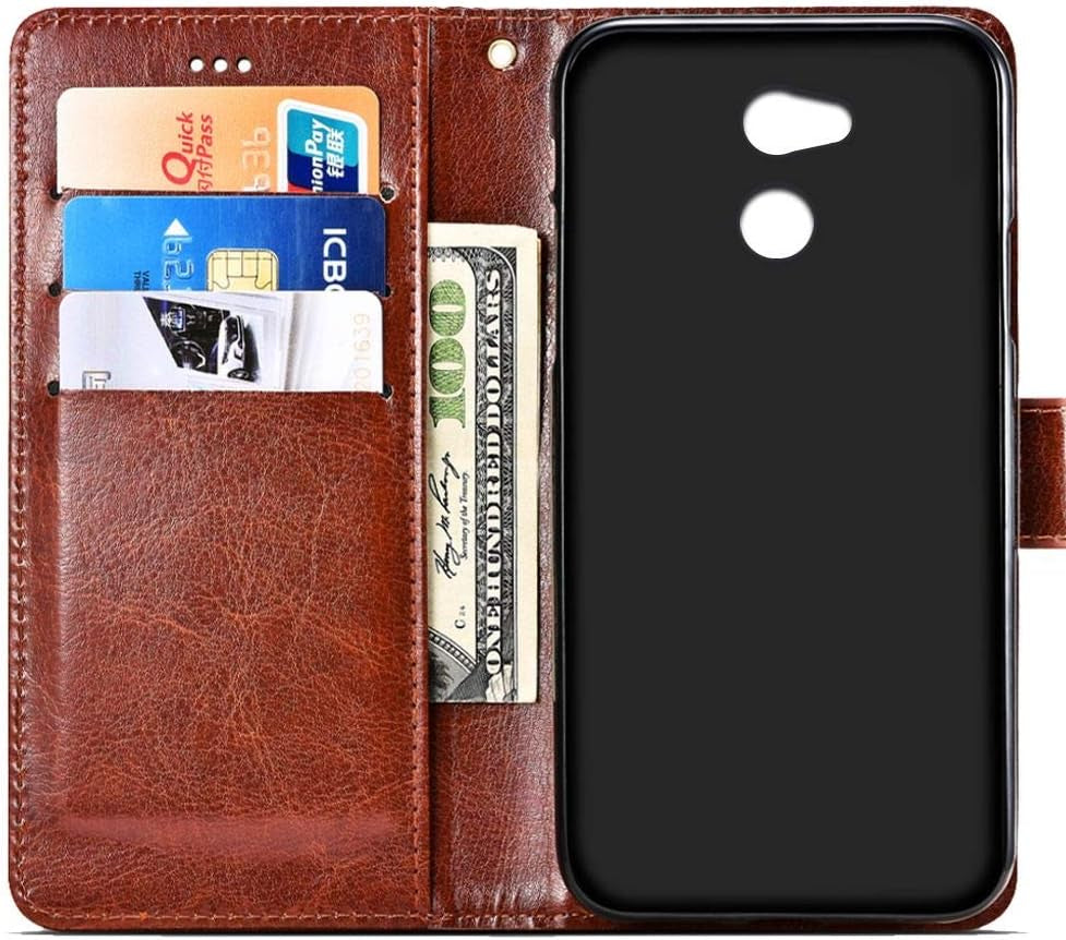 Phone Case for Sony Xperia L2,Smooth Leather Flip Wallet Case with Card Slot,Stand Holder and Magnetic Closure,Sony Xperia L2 Leather Case Cover  SJK-MKS   