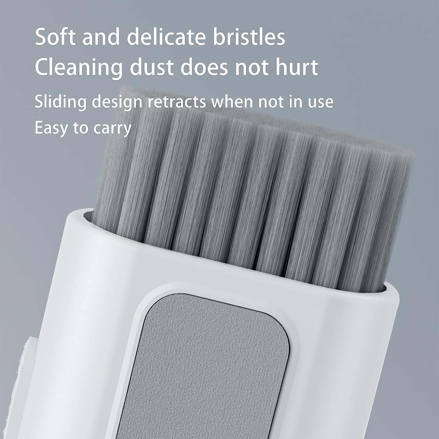 Earphone Keyboard Phone Cleaner Kit for Airpods Pro Macbook Iphone Ipod Camera,With Cleaning Pen and Cleaning Brush,Portable Multipurpose Cleaning Kit(Black)  Fuxless   