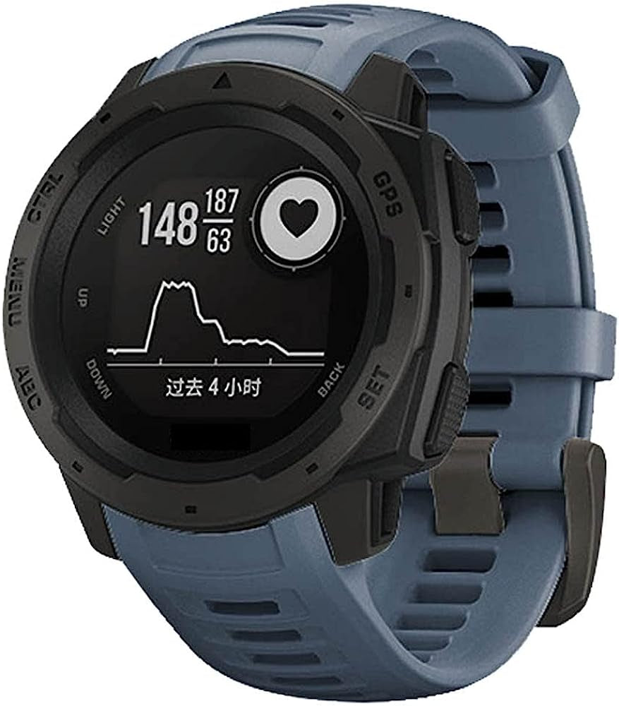 KGDHB Sports Silicone Strap for Garmin Instinct Watchband Replacement 22MM Watch Band for Garmin Instinct Esports/Tide/Solar Bracelet  KGDHB N For Instinct Tide 