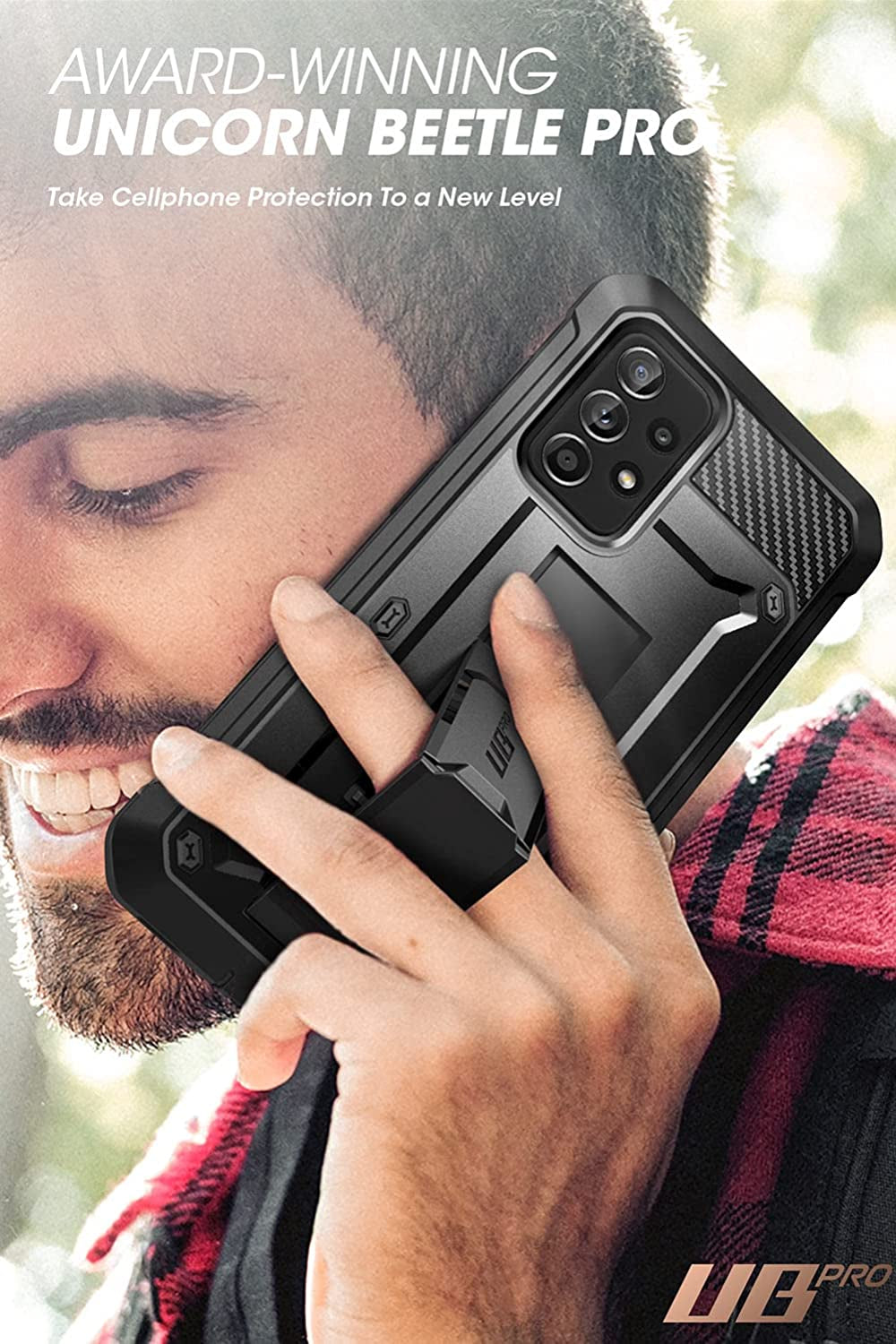 SUPCASE Unicorn Beetle Pro Series Case for Samsung Galaxy A53 5G (2022), Full-Body Rugged Belt-Clip & Kickstand Case with Built-In Screen Protector (Black)  SUPCASE   