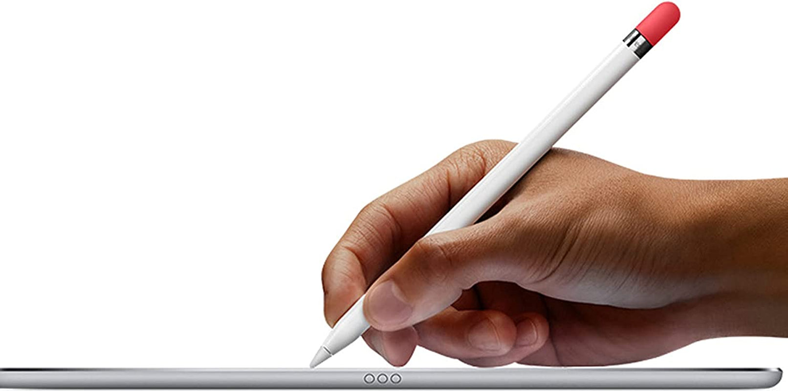 [6 Pack] Fudda Replacement Cap for Apple Pencil 1St Generation - Silicone Protective Cap Cover Compatible with Ipad Pro 9.7/10.5/12.9 Pen (Black, Navy, Red, White, Mint, Pink)  Fudda   