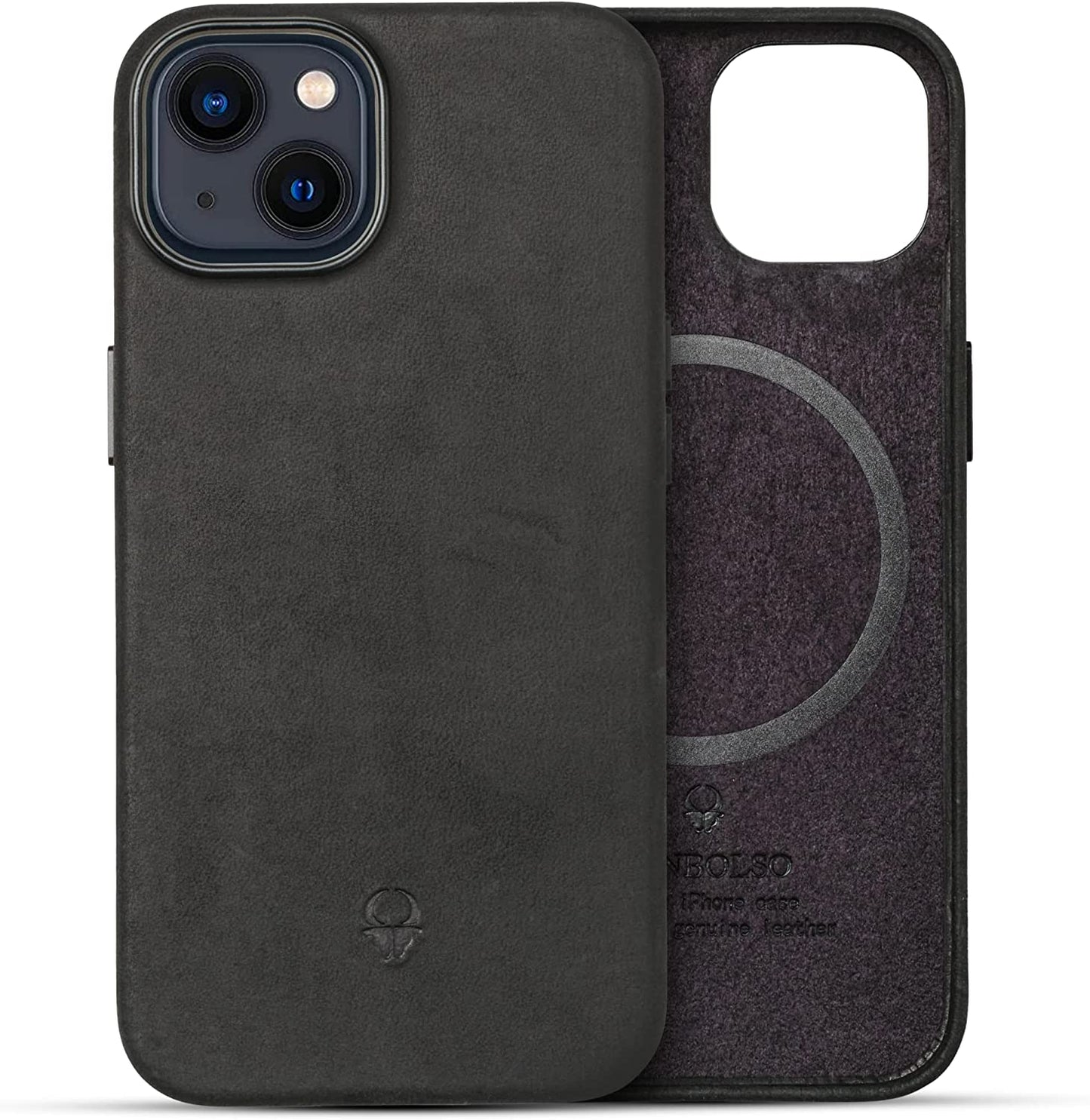 DONBOLSO Genuine Leather Wallet Case for Iphone 14 Pro Max - Holds 3 Cards, Compatible with Magsafe, Lip Screen Protection, Strong Magnetic Closure - Vintage & Elegant Design  DONBOLSO   