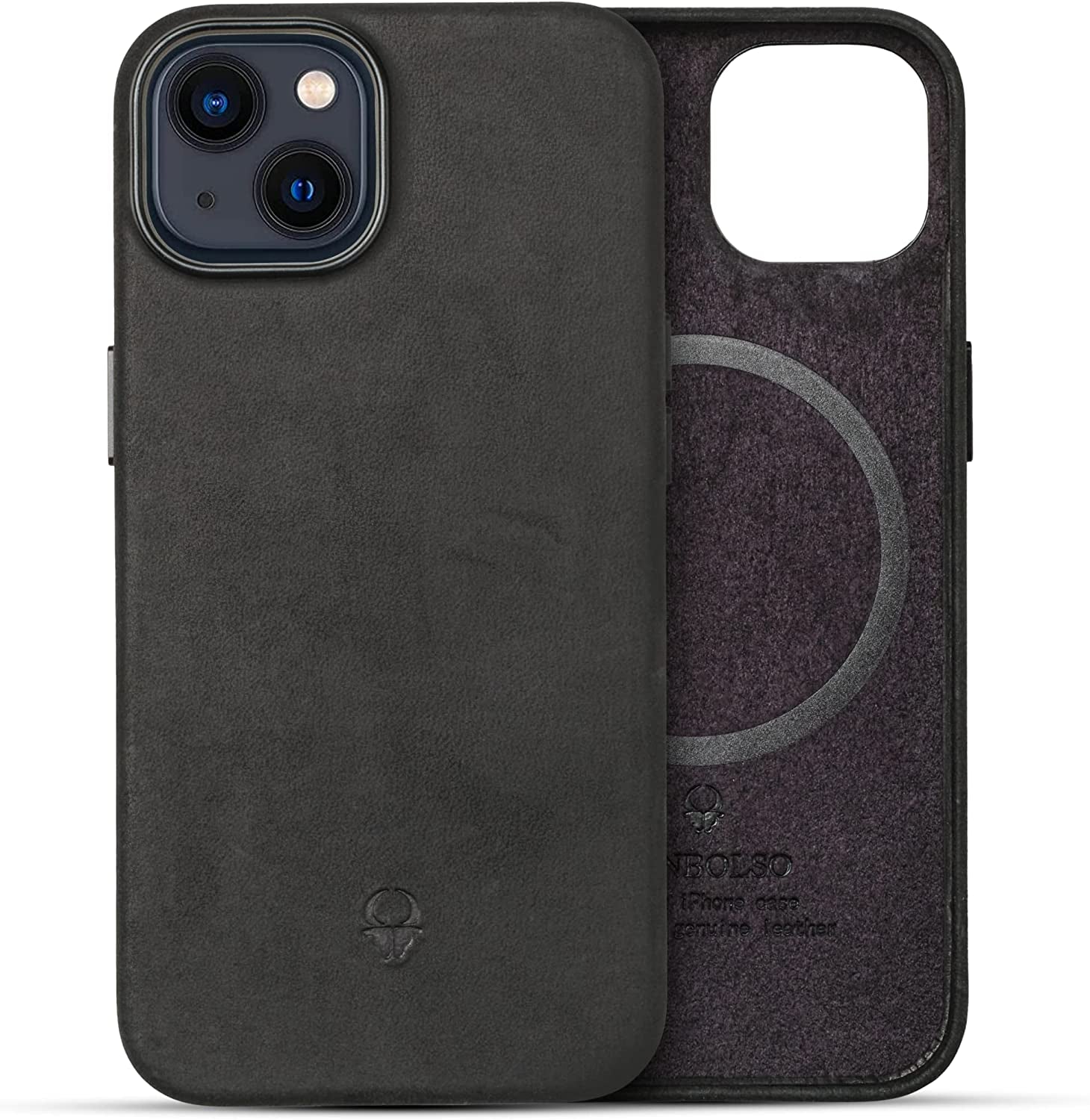 DONBOLSO Genuine Leather Wallet Case for Iphone 14 Pro Max - Holds 3 Cards, Compatible with Magsafe, Lip Screen Protection, Strong Magnetic Closure - Vintage & Elegant Design  DONBOLSO   