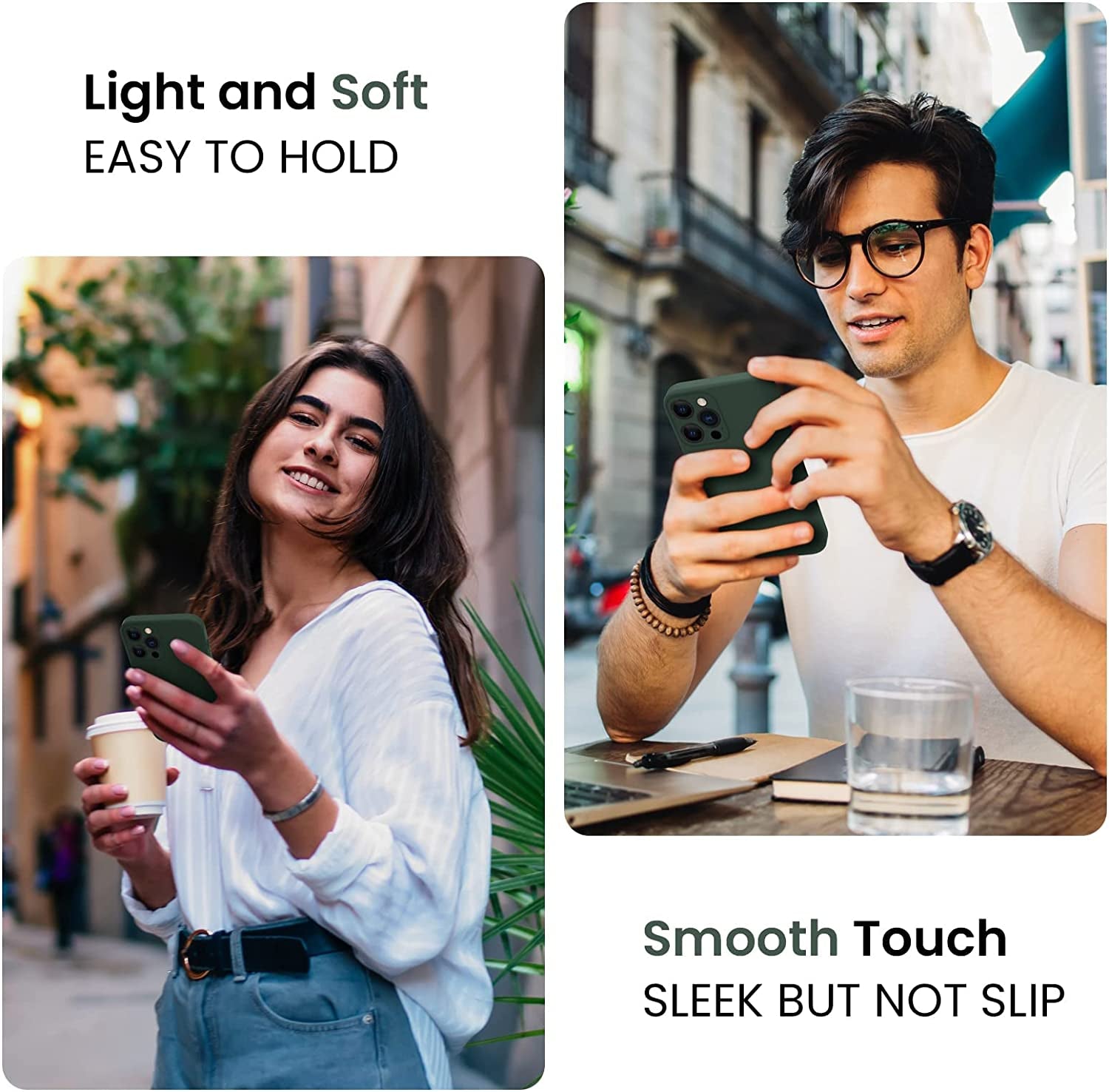 Firenova for Iphone 14 Pro Max Case, Silicone Upgraded [Camera Protection] Case with [2 Screen Protectors], Soft Anti-Scratch Microfiber Lining Inside, 6.7 Inch, Alpine Green  FireNova   