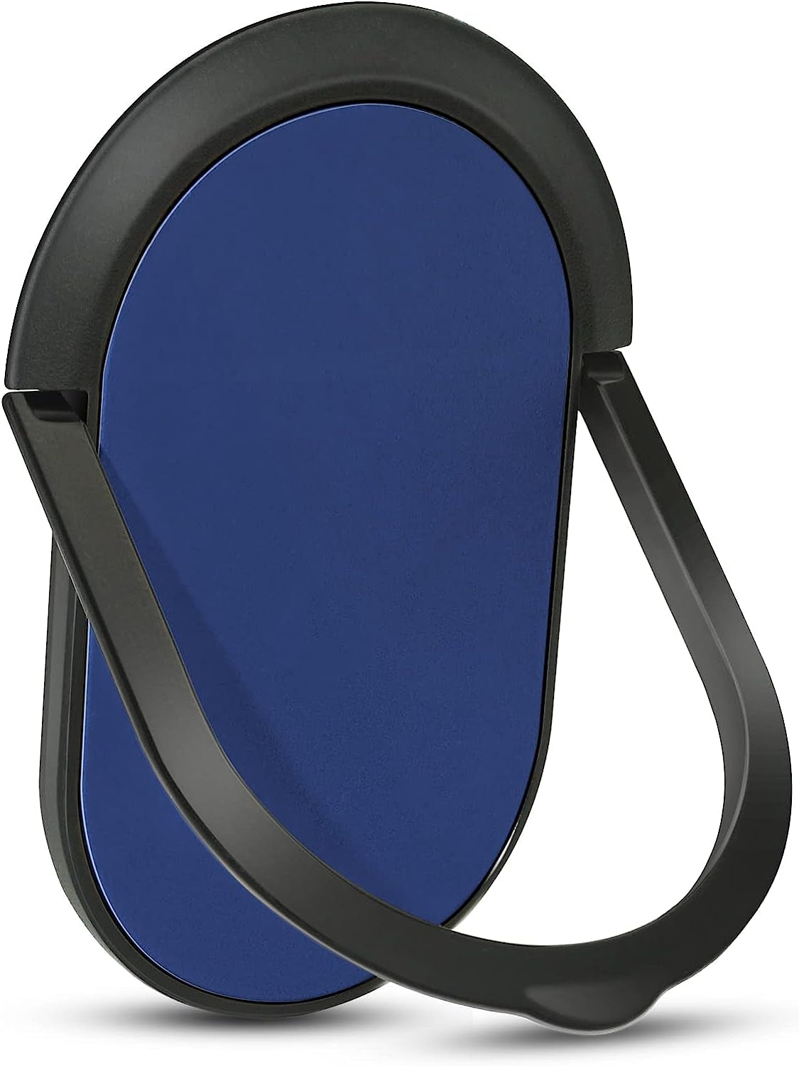 Naiadiy Zinc Alloy Cell Phone Ring Holder Finger Ring Stand, 360 Degree Rotation Kickstand Grip Holder (Square/Gold)  Naiadiy oval/Blue  