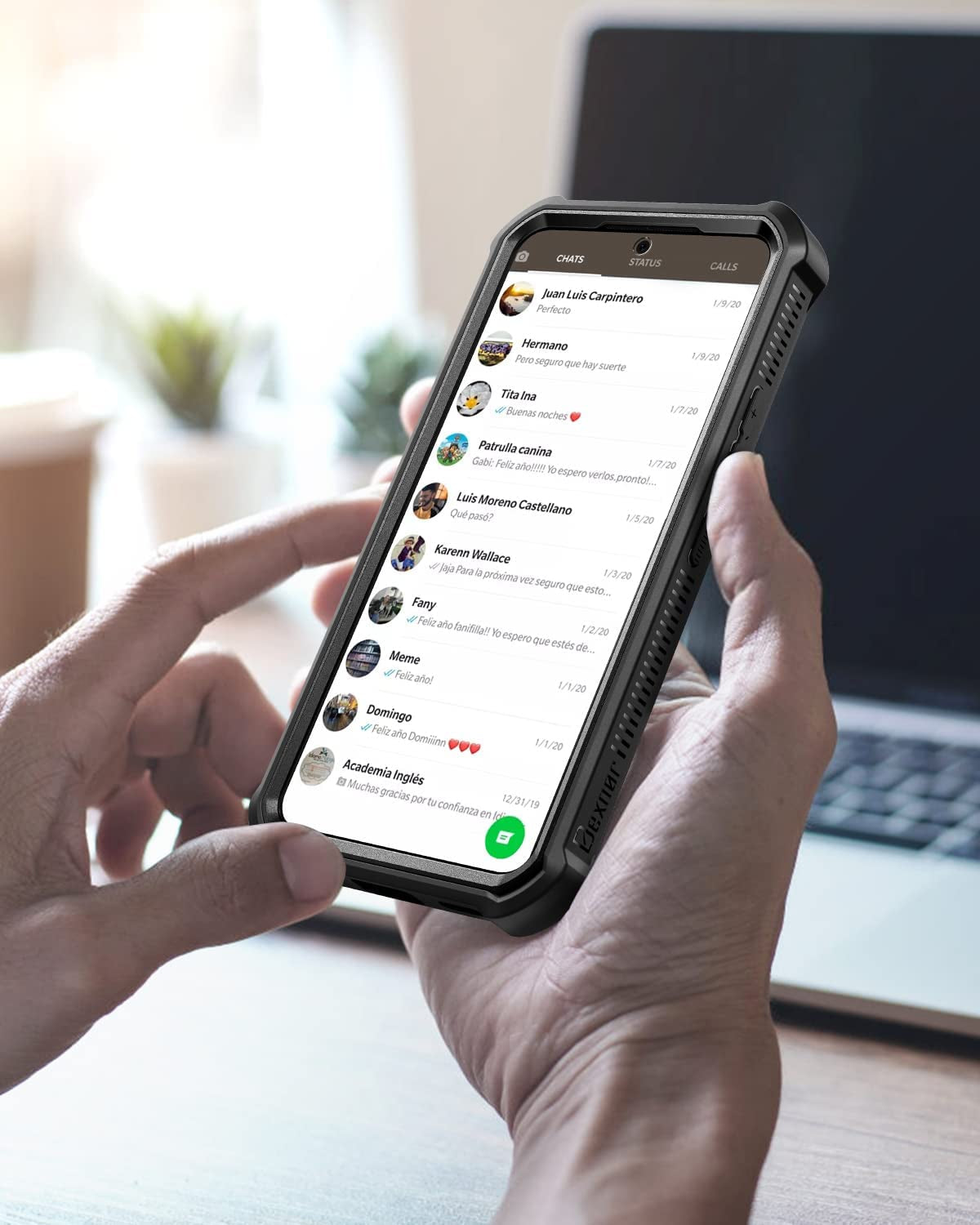 Dexnor for Samsung Galaxy S22 Case, [Built in Screen Protector and Kickstand] Heavy Duty Military Grade Protection Shockproof Protective Cover for Samsung Galaxy S22 5G,Black  Dexnor   