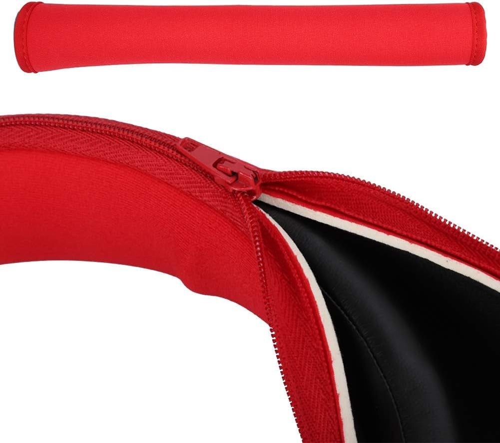 Headband Cushion,Replacement Headset Earphone Cushion Headband Pad Cover Noise Reduction Anti-Slip for Iron-Triangle M50 (Red)  Hilitand   
