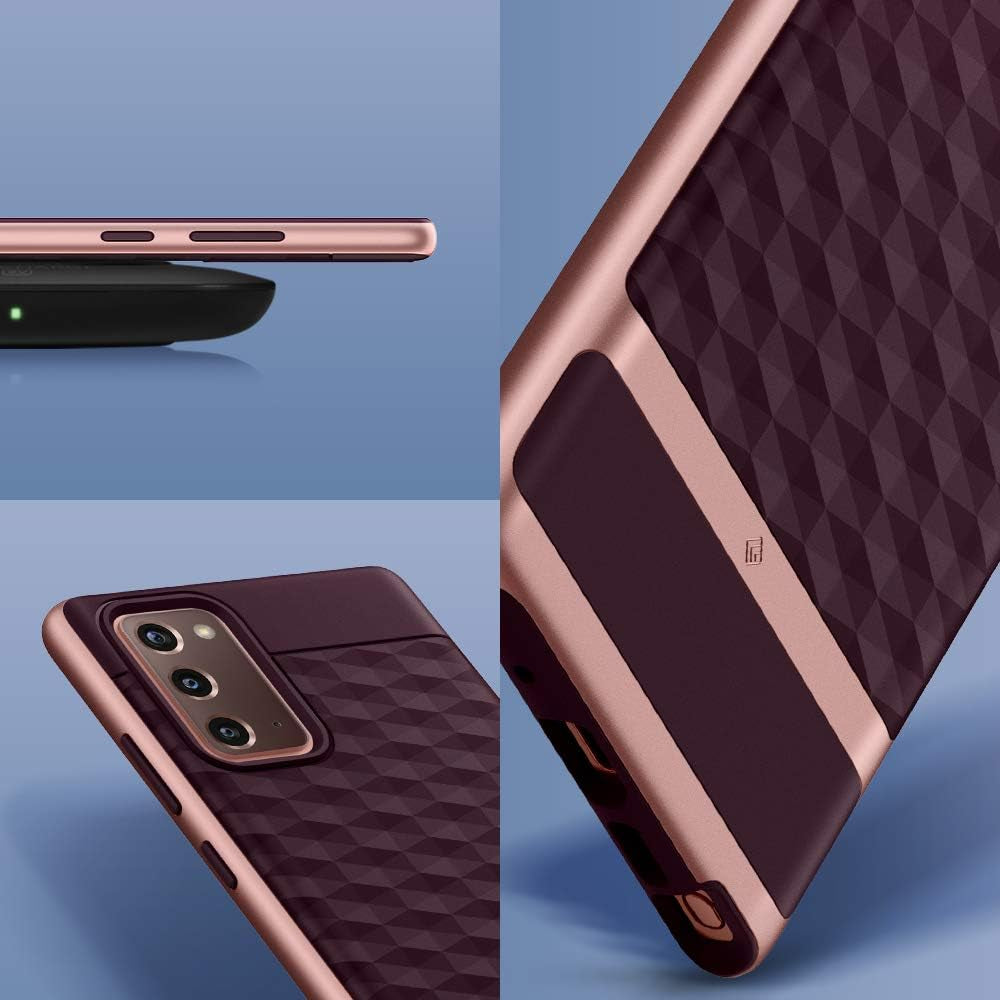 Caseology Parallax for Samsung Galaxy Note 20 Case (2020) 5G - Burgundy  Caseology   
