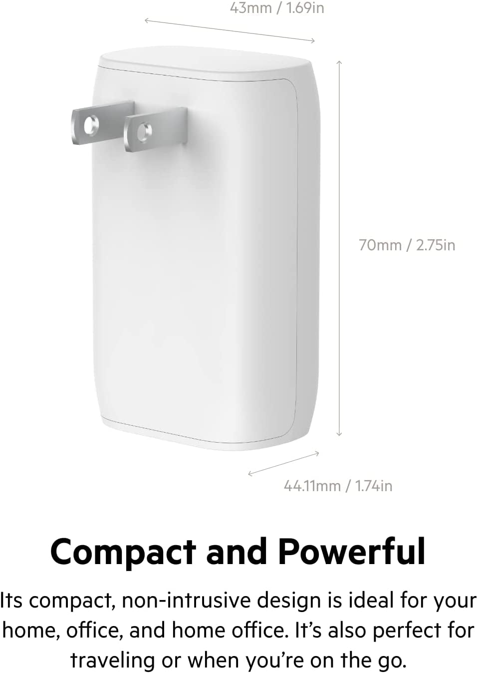 Belkin 37 Watt USB C Wall Charger - Power Delivery 25W USB C Port + 12W USB a Port for PPS Charging Apple Iphone 14, 14 Pro, 14 Pro Max, 13 Pro, 13 Pro Max, Galaxy S21 Ultra & More  Belkin   