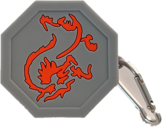 Compatible with Samsung Galaxy Buds Live/Galaxy Buds Pro/Galaxy Buds 2 Charging Box,3D Cartoon Cool Dragon Talisman Jackie Chan Adventures Silicone Earphone Case with Hook  AOLABOKY   