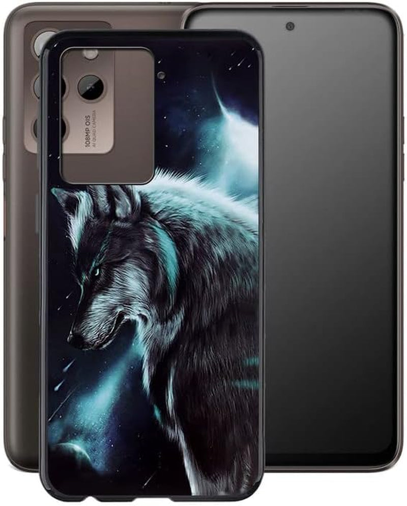 WIMSPEED Case for HTC U23 Pro (6.7"), Black Soft TPU Bumper Phone Case, Slim Shockproof Silicone Military Grade Drop Protective Shell for HTC U23 Pro - Camellia  WIMSPEED Wma16  