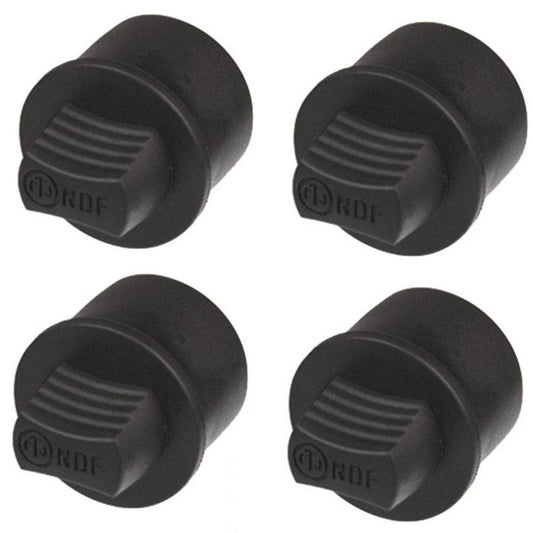 Neutrik NDF Dummy (Pack of 4) Plug for Use with XLR Chassis Socket (Dust Cover) Female XLR RECEPT  NEUTRIK   