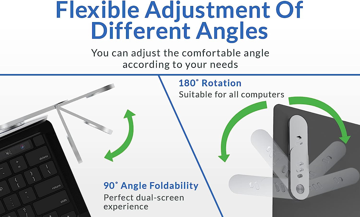 Laptop Phone Holder, Magnetic Phone Mount, Adjustable Laptop Stand, Laptop or Desktop Monitor Side Mount Phone Holder, Foldable Laptop Side Mount Clip, Foldable Computer Expansion Bracket  Generic   